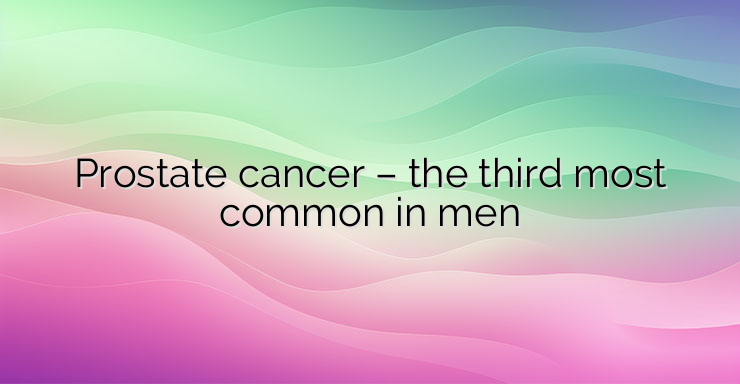 Prostate cancer – the third most common in men