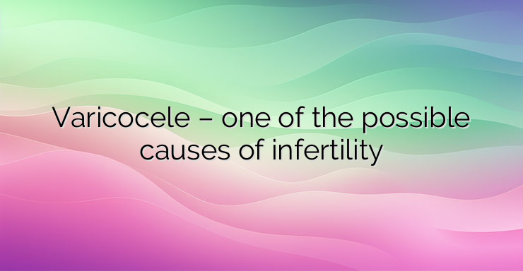 Varicocele – one of the possible causes of infertility